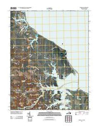 Kinsale Virginia Historical topographic map, 1:24000 scale, 7.5 X 7.5 Minute, Year 2011