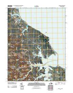 Kinsale Virginia Historical topographic map, 1:24000 scale, 7.5 X 7.5 Minute, Year 2011