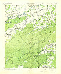 Konnarock Virginia Historical topographic map, 1:24000 scale, 7.5 X 7.5 Minute, Year 1935