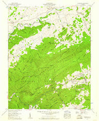 Konnarock Virginia Historical topographic map, 1:24000 scale, 7.5 X 7.5 Minute, Year 1959
