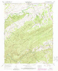 Konnarock Virginia Historical topographic map, 1:24000 scale, 7.5 X 7.5 Minute, Year 1959