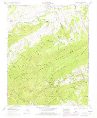 Konnarock Virginia Historical topographic map, 1:24000 scale, 7.5 X 7.5 Minute, Year 1959