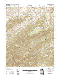 Konnarock Virginia Historical topographic map, 1:24000 scale, 7.5 X 7.5 Minute, Year 2013