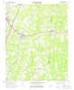 La Crosse Virginia Historical topographic map, 1:24000 scale, 7.5 X 7.5 Minute, Year 1968