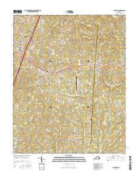 La Crosse Virginia Current topographic map, 1:24000 scale, 7.5 X 7.5 Minute, Year 2016