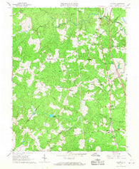 Ladysmith Virginia Historical topographic map, 1:24000 scale, 7.5 X 7.5 Minute, Year 1966