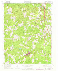 Ladysmith Virginia Historical topographic map, 1:24000 scale, 7.5 X 7.5 Minute, Year 1966