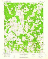 Lahore Virginia Historical topographic map, 1:24000 scale, 7.5 X 7.5 Minute, Year 1942