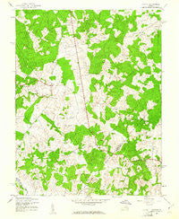 Lahore Virginia Historical topographic map, 1:24000 scale, 7.5 X 7.5 Minute, Year 1942