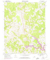 Lahore Virginia Historical topographic map, 1:24000 scale, 7.5 X 7.5 Minute, Year 1968