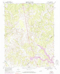 Lahore Virginia Historical topographic map, 1:24000 scale, 7.5 X 7.5 Minute, Year 1968
