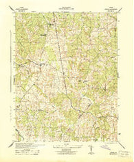 Lahore Virginia Historical topographic map, 1:31680 scale, 7.5 X 7.5 Minute, Year 1942