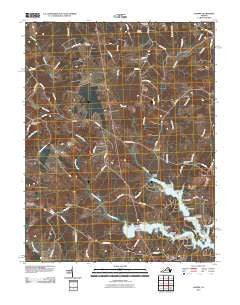 Lahore Virginia Historical topographic map, 1:24000 scale, 7.5 X 7.5 Minute, Year 2010