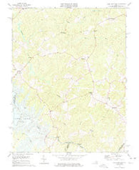 Lake Anna East Virginia Historical topographic map, 1:24000 scale, 7.5 X 7.5 Minute, Year 1973