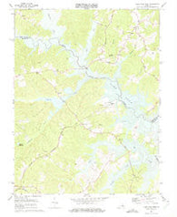 Lake Anna West Virginia Historical topographic map, 1:24000 scale, 7.5 X 7.5 Minute, Year 1973