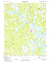 Lake Anna West Virginia Historical topographic map, 1:24000 scale, 7.5 X 7.5 Minute, Year 1973