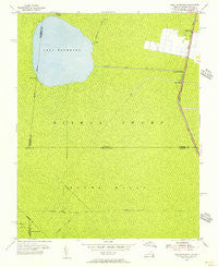 Lake Drummond Virginia Historical topographic map, 1:24000 scale, 7.5 X 7.5 Minute, Year 1954