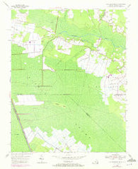Lake Drummond SE Virginia Historical topographic map, 1:24000 scale, 7.5 X 7.5 Minute, Year 1954
