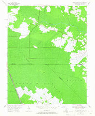 Lake Drummond SE Virginia Historical topographic map, 1:24000 scale, 7.5 X 7.5 Minute, Year 1954