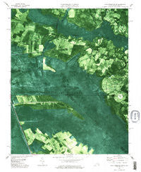 Lake Drummond SE Virginia Historical topographic map, 1:24000 scale, 7.5 X 7.5 Minute, Year 1977
