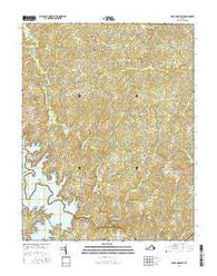Lake Anna East Virginia Current topographic map, 1:24000 scale, 7.5 X 7.5 Minute, Year 2016