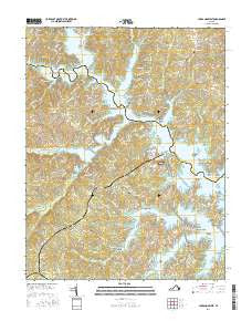 Lake Anna West Virginia Current topographic map, 1:24000 scale, 7.5 X 7.5 Minute, Year 2016