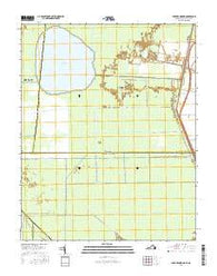 Lake Drummond Virginia Current topographic map, 1:24000 scale, 7.5 X 7.5 Minute, Year 2016