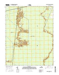 Lake Drummond NW Virginia Current topographic map, 1:24000 scale, 7.5 X 7.5 Minute, Year 2016