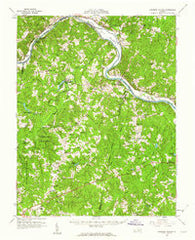 Lakeside Village Virginia Historical topographic map, 1:62500 scale, 15 X 15 Minute, Year 1960