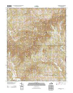 Lambsburg Virginia Historical topographic map, 1:24000 scale, 7.5 X 7.5 Minute, Year 2013