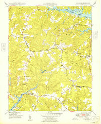 Lancaster Virginia Historical topographic map, 1:24000 scale, 7.5 X 7.5 Minute, Year 1949