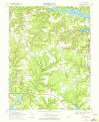 Lancaster Virginia Historical topographic map, 1:24000 scale, 7.5 X 7.5 Minute, Year 1968