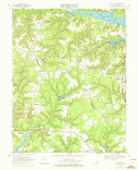 Lancaster Virginia Historical topographic map, 1:24000 scale, 7.5 X 7.5 Minute, Year 1968