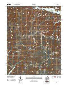 Lancaster Virginia Historical topographic map, 1:24000 scale, 7.5 X 7.5 Minute, Year 2010