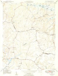 Lancaster Virginia Historical topographic map, 1:24000 scale, 7.5 X 7.5 Minute, Year 1949