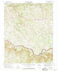 Laurel Fork Virginia Historical topographic map, 1:24000 scale, 7.5 X 7.5 Minute, Year 1968