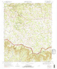 Laurel Fork Virginia Historical topographic map, 1:24000 scale, 7.5 X 7.5 Minute, Year 1968