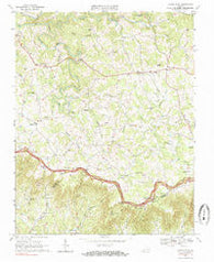Laurel Fork Virginia Historical topographic map, 1:24000 scale, 7.5 X 7.5 Minute, Year 1968