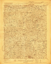 Lawrenceville Virginia Historical topographic map, 1:48000 scale, 15 X 15 Minute, Year 1920