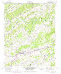 Lebanon Virginia Historical topographic map, 1:24000 scale, 7.5 X 7.5 Minute, Year 1958