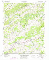 Lebanon Virginia Historical topographic map, 1:24000 scale, 7.5 X 7.5 Minute, Year 1958