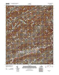 Lebanon Virginia Historical topographic map, 1:24000 scale, 7.5 X 7.5 Minute, Year 2010