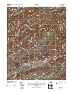 Lebanon Virginia Historical topographic map, 1:24000 scale, 7.5 X 7.5 Minute, Year 2010