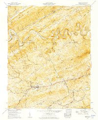 Lebanon Virginia Historical topographic map, 1:24000 scale, 7.5 X 7.5 Minute, Year 1958