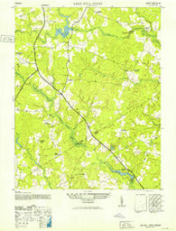 Lees Mill Pond Virginia Historical topographic map, 1:24000 scale, 7.5 X 7.5 Minute, Year 1952