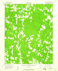 Lees Mill Pond Virginia Historical topographic map, 1:24000 scale, 7.5 X 7.5 Minute, Year 1952