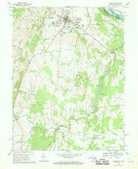 Leesburg Virginia Historical topographic map, 1:24000 scale, 7.5 X 7.5 Minute, Year 1968