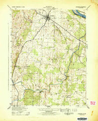 Leesburg Virginia Historical topographic map, 1:31680 scale, 7.5 X 7.5 Minute, Year 1944