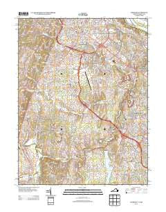 Leesburg Virginia Historical topographic map, 1:24000 scale, 7.5 X 7.5 Minute, Year 2013