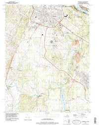 Leesburg Virginia Historical topographic map, 1:24000 scale, 7.5 X 7.5 Minute, Year 1994